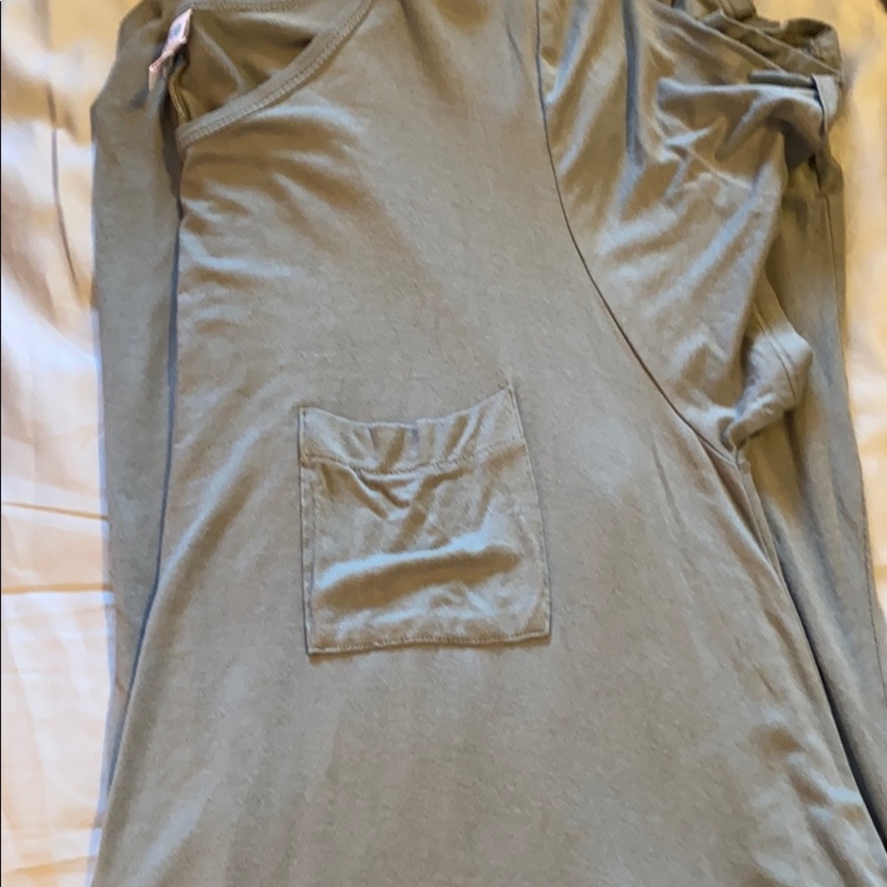 Lula Roe Gray Carly Tunic Dress